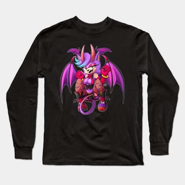 Succubus Aleena Long Sleeve T-Shirt by ProjectLegacy